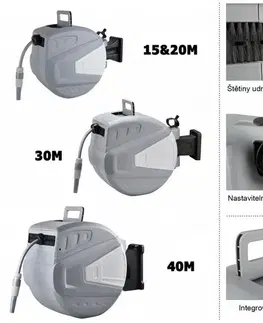 Automatický naviják s hadicí 15 m, S