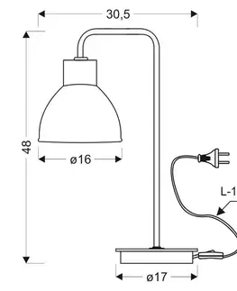 Stolní lampa VARIO Candellux