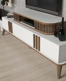 TV stěna / Sestava pod TV Eylül - White