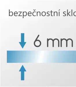 H K Sprchový kout MELODY A2 100 se dvěma jednokřídlými dveřmi s pevnou stěnou včetně sprchové vaničky z litého mramoru SE-MELODYA2100/THOR-100SQ