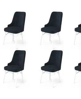 Sada židlí (6 kusů) Pare - Anthracite, White