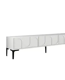 TV stolek Lyon 42 - White, Black