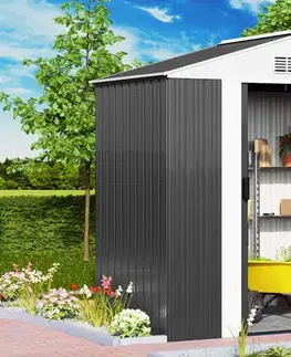 Zahradní domek D0741 antracit Dekorhome
