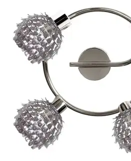 Stropní lampa Raven spirála 4X40W G9 chrom