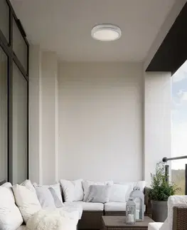 Rabalux 77036 venkovní stropní LED svítidlo s CCT přepínačem Indre, bílá