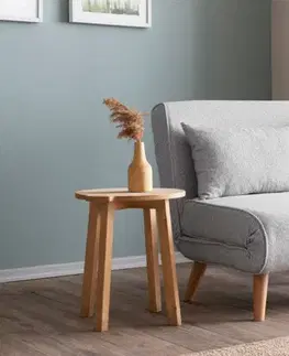 Rozkládací křeslo Folde Single - Teddy Fabric - Grey