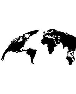 Dekorativní kovový doplněk na zeď World Map Large