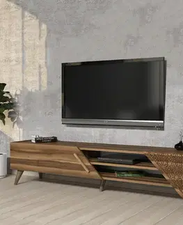 Televizní stolek Beril Walnut