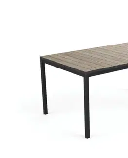 KETER Zahradní stůl DEPORTO | 160cm ashwood/grafit