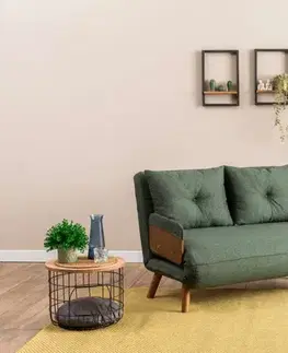 Dvoumístná rozkládací pohovka Cosmo 2-Seater - Green