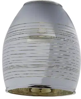 Zrcadlové lakované skleněné stínidlo E14 pro lampy Milton