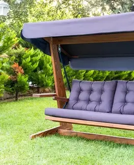 Garden Triple Swing Chair Viva 2400 - Anthracite