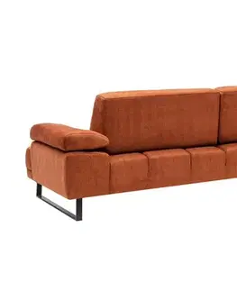 Rohová sedací souprava Mustang Small Left - Orange