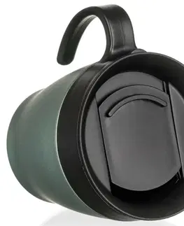 Banquet Termohrnek cestovní TAZZA 330 ml, zelenošedá