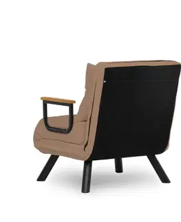Křeslo Sando Single Light Brown v2