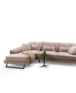 Rohová sedací souprava Frido Corner Left (Chl+3R) - Beige