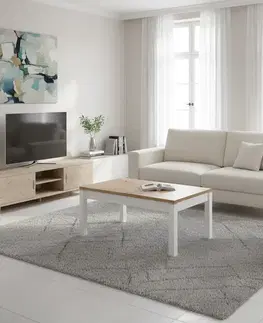 Signal Konferenční stolek KLEOPATRA | bílá 56 x 124 cm
