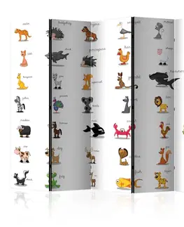 Paraván Learning by playing (animals) Dekorhome