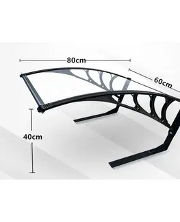 ALDOTRADE Přístřešek pro robotickou sekačku čirý, 80 x 60 x 40 cm