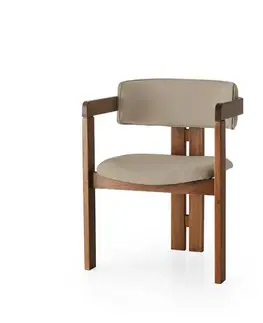 Jídelní židle CO Mink and Walnut