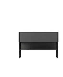 Komoda Luxe Anthracite and Black