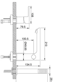 INVENA 3-otvorová vanová baterie DOKOS chrom BW-19-S01-V