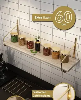 Nástěnná police Duvar Rafı 60 cm Extra