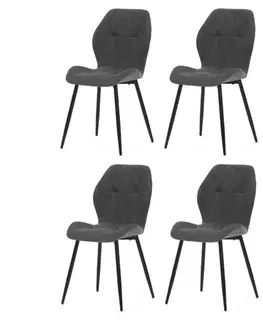 Sada jídelních židlí CT-285 GREY2, 4 ks