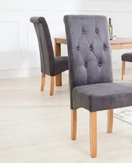 Chesterfield jídelní židle 2 ks DOLON Dekorhome