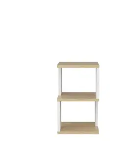 Noční stolek Carter - Oak, White