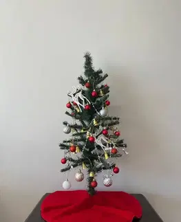 Christmas Tree Rug Pelush Christmas - Red