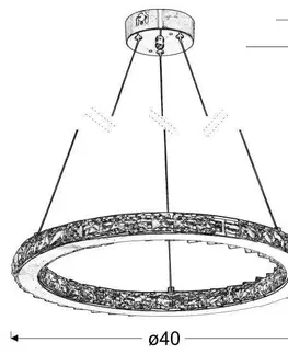 Závěsné svítidlo LORDS LED Candellux