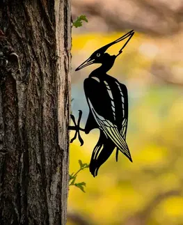 Zahradní dekorace Bird On The Branch 10 - Black