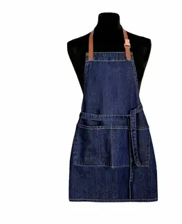 Forbyt Dětská zástěra Jeans tmavě modrá, 50 x 70 cm