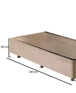 Rám jednolůžkové postele Ela Single - Light Brown (120 x 200)