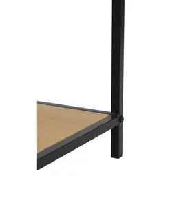 Kovový regál LOFTY Tower 4, 120 x 35 cm