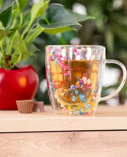 4Home Termo sklenice Floral Hot&Cool 300 ml, 2 ks