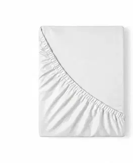 Kvalitex Saténové prostěradlo s gumou bílá, 90 x 200 cm