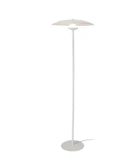 Stojací lampa bílá LED 16W Lund Ledea