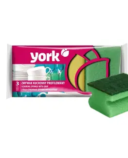 YORK - Houbička na nádobí 3ks tvarovaná