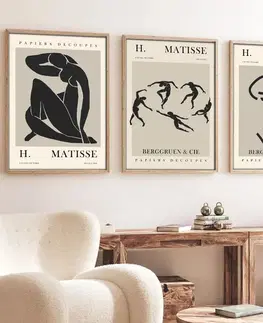 Dekorativní rámovaný obraz z MDF (3 kusy) Huhu255 - 50 x 35