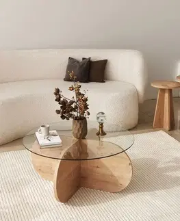 Konferenční stolek Bubble - Sapphire Oak