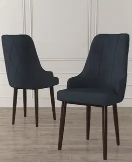 Sada židlí (4 kusy) Trex - Anthracite, Brown