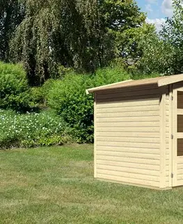 Dřevěný zahradní domek AMBERG 2 Lanitplast