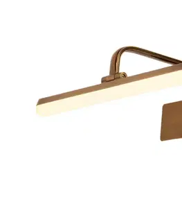 LED nástěnná lampa 8W patinovaná nastavitelná nad zrcadlo Zavěsná
