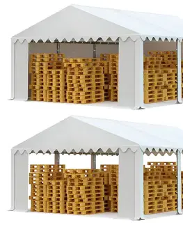 Skladový stan 5x6m bílá EKONOMY