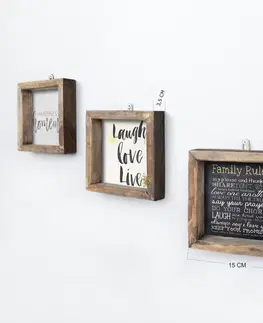 Dekorativní rámovaný obraz z MDF (3 kusy) UKZM023