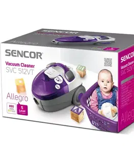 Bezsáčkový vysavač Sencor SVC 512VT-EUE2