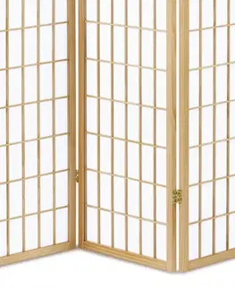 Paraván japonský 5dílný SC01-5 NAT Dekorhome
