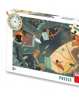 Dino Puzzle Vesmír - Najdi 10 předmětů 47x33cm 300 dílků XL v krabici 27x19x4cm